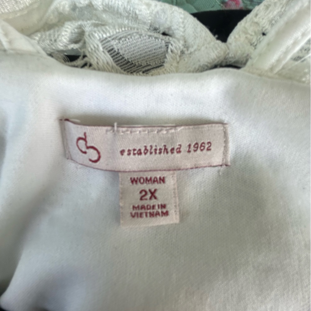 Dress Barn White Knee-Length Slip Dress - Picture 3 of 5